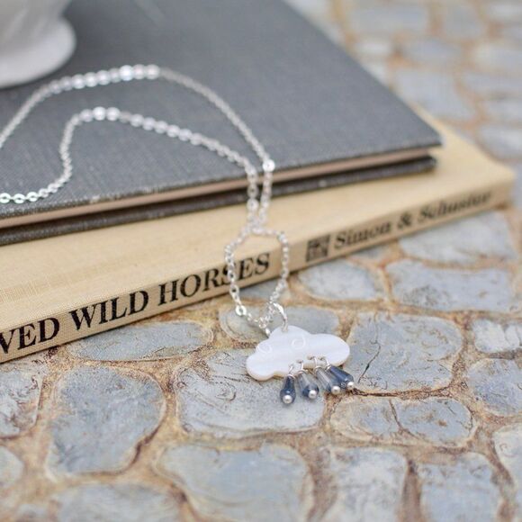 𝅺Little Cloud Necklace  - Picture 5 of 7